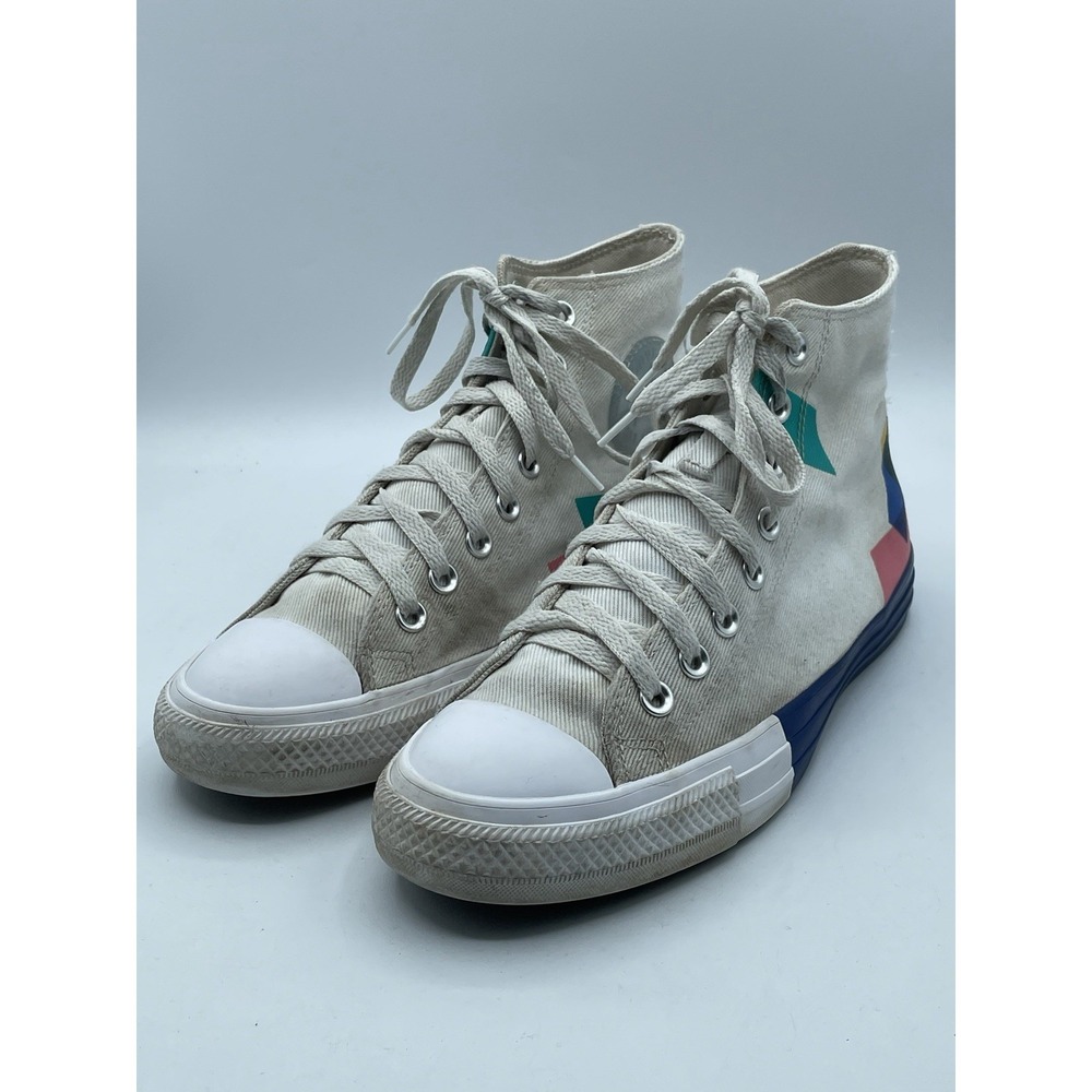 Converse Chuck Taylor All Star Space Racer High Top Sneakers White Mens 7.5